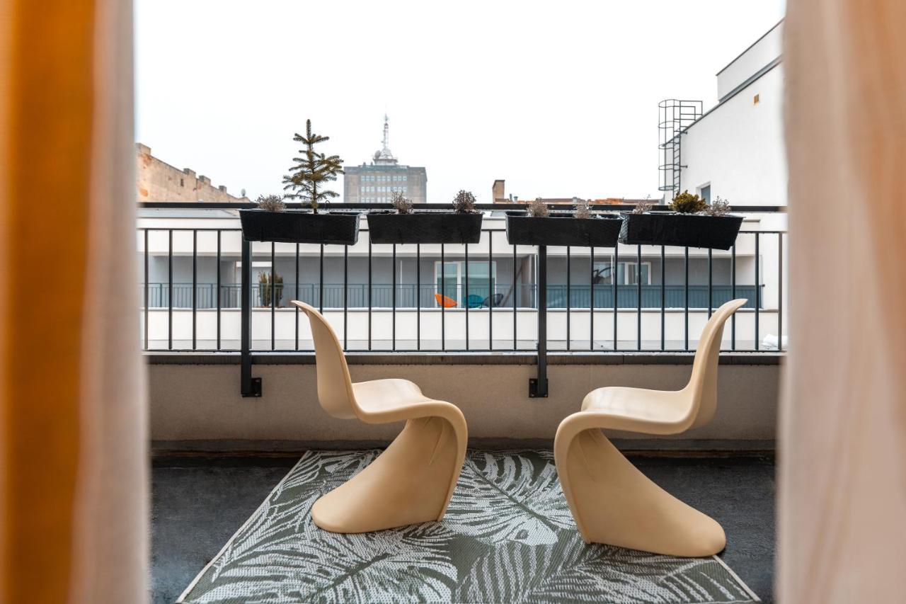 N23 Dwupoziomowy Apartament Lodz Centrum Wi-Fi Klimatyzacja Esterno foto