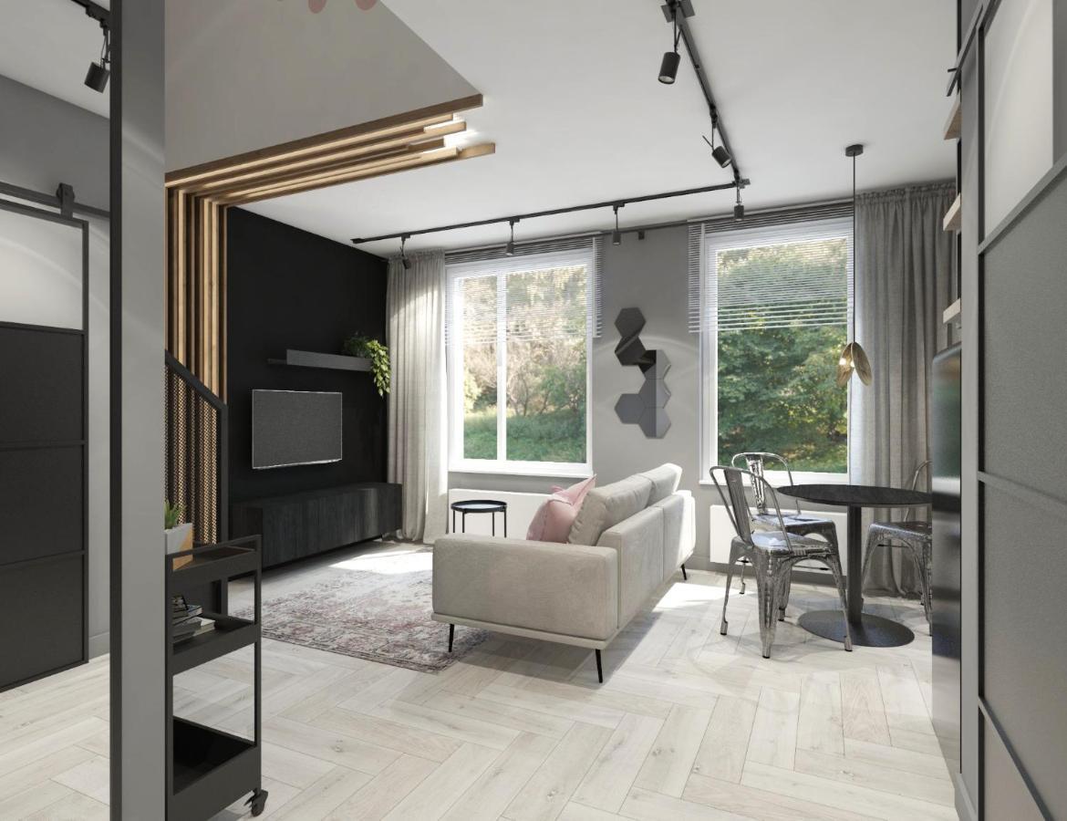 N23 Dwupoziomowy Apartament Lodz Centrum Wi-Fi Klimatyzacja Esterno foto