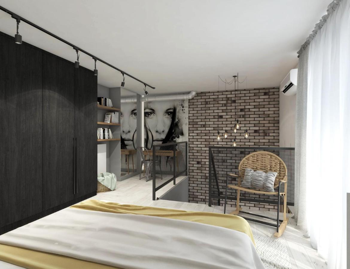 N23 Dwupoziomowy Apartament Lodz Centrum Wi-Fi Klimatyzacja Esterno foto